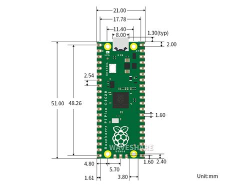 raspberry pi pico  pre soldered header kit hitechchain