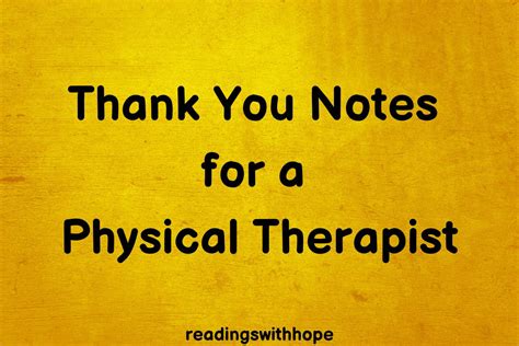 notes   physical therapist messages