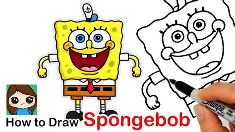 draw spongebob squarepants
