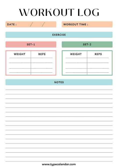 printable weight training log sheet eoua blog