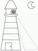 Lighthouse Coloring Pages Printable Template Kids Drawing Light Easy Print Cape Sheets Hatteras Bestcoloringpagesforkids Color Bible Getdrawings Vector Bulb Book sketch template