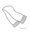 winter hat  mittens coloring page clothing
