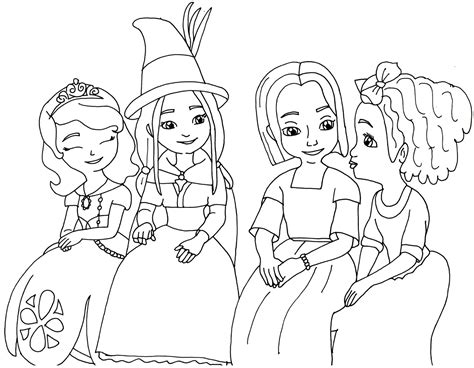 sofia   coloring pages december