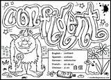 Graffiti Moody Multilingual Confident Diplomacy Tsgos Teenagers Coloringhome sketch template