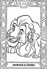 Mufasa Leone Simba Colorear Everfreecoloring Colouring Rafiki Classici Getcolorings Pintado Caricaturas Guardia sketch template