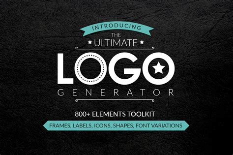 logo generator logo templates  creative market