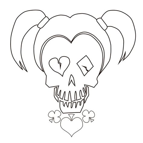 harley quinn coloring pages  print  color