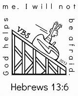 Hebrews Vbs Coaster Colossal Ebdv sketch template