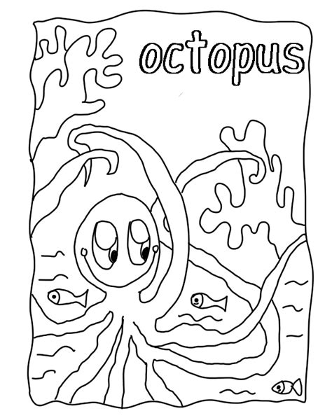octopus coloring pages