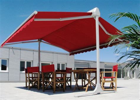 motorized  standing retractable awningoutdoor double sides awning ft awning coltd