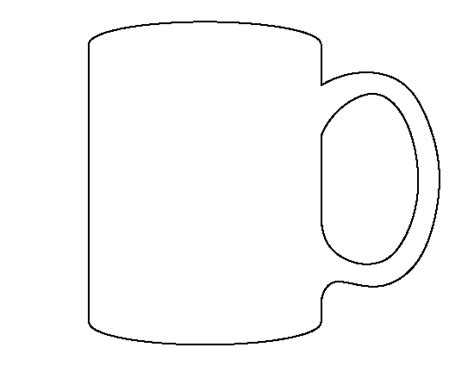 printable mug template mug template templates printable  mugs