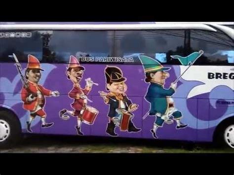 gambar gambar motif keren  bus pariwisata youtube