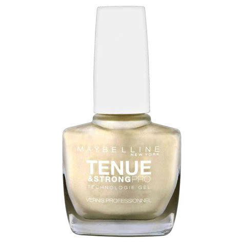 maybelline tenue strong pro  pearly white nail polish