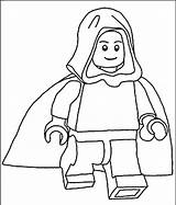 Coloring Star Lego Pages Wars Online Kids Simple Mandala sketch template