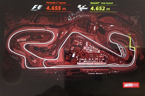 barcelona circuit modifies  chicane  motogp