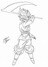 Dragon Goku Youngjijii Shenron sketch template