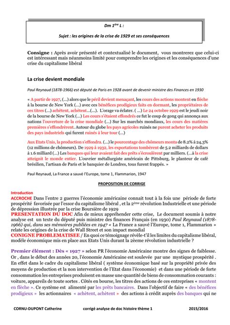 analyse de document histoire ere  corrige nouvelles histoire