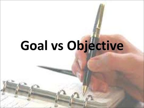 goal  objective