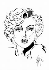 Pages Getcolorings Monroe Marilyn Ily Weimaraner Coloringpages sketch template