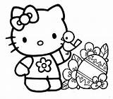 Kitty Hello Para Colorear Dibujos Imagenes Coloring Pages Choose Board Easter sketch template