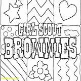 Brownie Coloring Scout Girl Pages Getcolorings Color Printable sketch template