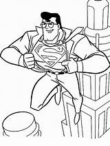 Superman Clark Kent Coloring Changes Into Printable Air sketch template