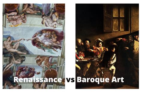 renaissance  baroque art whats  difference artst