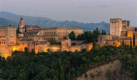 filedusk charles  palace alhambra granada andalusia spainjpg wikimedia commons