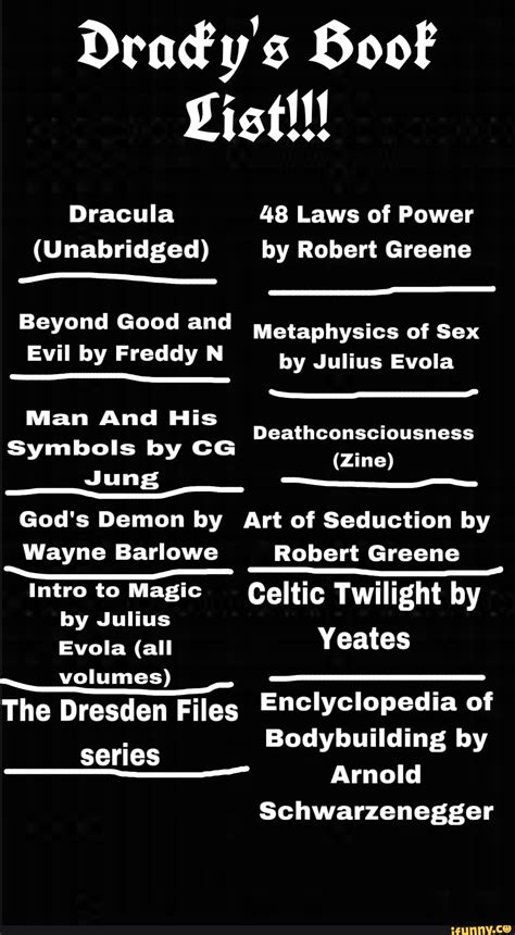Drady S Boot List Dracula 48 Laws Of Power Unabridged By Robert