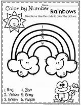 Preschool Worksheets March Color Number Numbers Planningplaytime Kindergarten Colors Print Easy sketch template