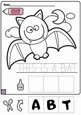 Worksheets Teachersmag Worksheet Bats Paste Prek sketch template