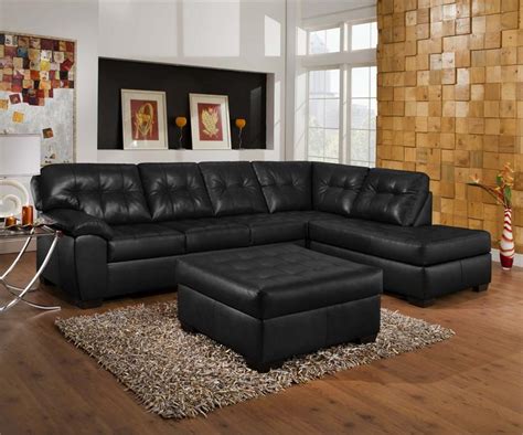 living room decorating ideas black leather couch