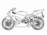 Coloring Side Honda Motorcycle Wecoloringpage Spread sketch template