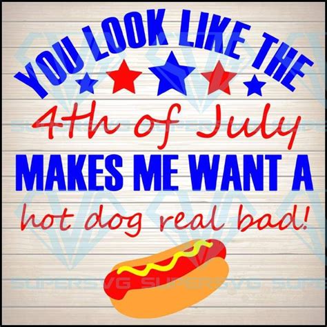 july     hot dog real bad svg independence day flag