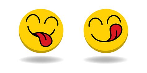 yummy emoji icon funny smiling face with mouth and tongue gourmet