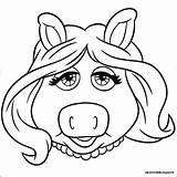 Piggy sketch template