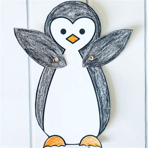 easy arctic penguin craft  kids   template penguin craft