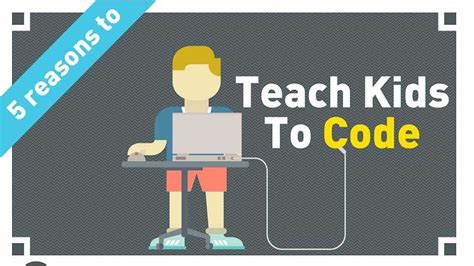 infographic  reasons  teach kids  code teaching kids