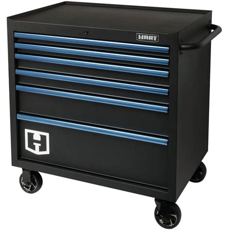 hart   wide     drawer rolling garage tool cabinet