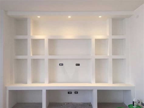 È chiaro che se si crea una nicchia esattamente all'altezza . Librerie in cartongesso, la soluzione su misura per la tua casa