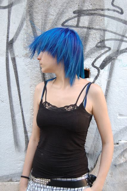 blue hair  gallery  flickr