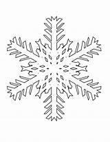 Snowflakes Draw Coloring Christmas Color sketch template