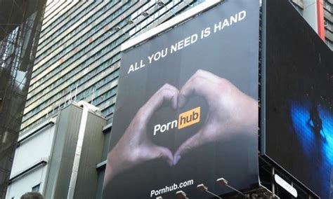 pornhub can t keep it up huge new york billboard ad taken down