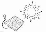 Solar Energy Coloring Printable Pages sketch template