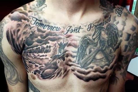 Chest Tattoos Religious For Men