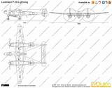 Lightning Blueprints Lockheed sketch template