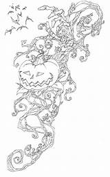 Pumpkin Vines Vine Drawing Tattoo Deviantart Ivy Coloring Drawings Choose Board Flash Paintingvalley Template Sketch sketch template