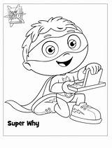 Super Why Coloring Pages Printable Pbs Kids Color Readers Party Sheets Dibujos Drawing Print Para Colorear Birthday Sprout Getcolorings Joker sketch template