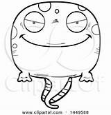 Tadpole Lineart Pollywog Character sketch template