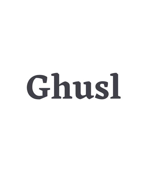 ghusl step  step  important    required